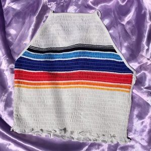 Multi Color Halter Top